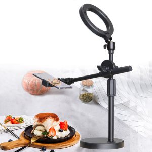 Giá đỡ quay chụp ảnh, live tream tích hợp đèn