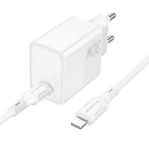 Bộ sạc nhanh Borofone BA77A Type C to IP PD30W giá sỉ