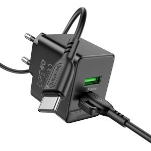 Bộ sạc nhanh Borofone BAS14A Type C to Type C giá sỉ