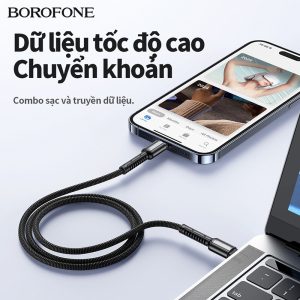 Cáp sạc nhanh Borofone BHQ1 Type C to IP PD27W giá sỉ