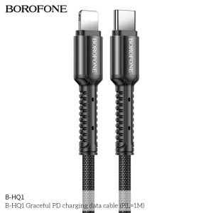 Cáp sạc nhanh Borofone BHQ1 Type C to IP PD27W giá sỉ