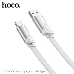 Cáp sạc nhanh Hoco U119 Type C 5A giá sỉ