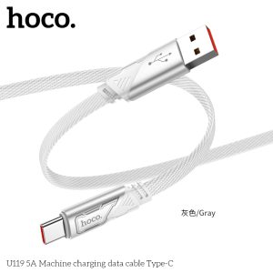 Cáp sạc nhanh Hoco U119 Type C 5A giá sỉ