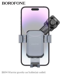 Giá đỡ điện thoại trên xe hơi núm vặn xoay 360 độ Borofone BH94
