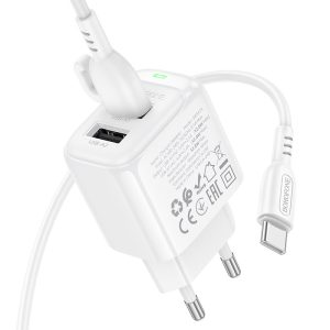 Bộ sạc nhanh 2 cổng Borofone Bas41a type c giá sỉ
