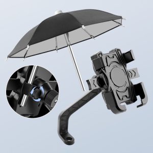 Giá đỡ điện thoại xe máy có ô dù HT 507 giá sỉ