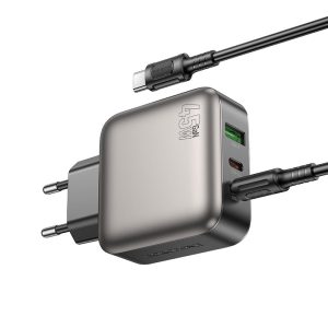 Bộ sạc nhanh Borofone BAS56A Type C to Type C PD45W giá sỉ