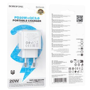 Củ sạc nhanh BOROFONE BAS44A PD20W giá sỉ