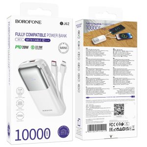 Sạc dự phòng BOROFONE BJ62 10000mAh giá sỉ
