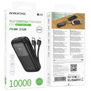 Sạc dự phòng BOROFONE BJ62 10000mAh giá sỉ