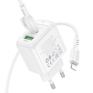 Bộ sạc nhanh BOROFONE BAS44A Type C to IP PD20W giá sỉ