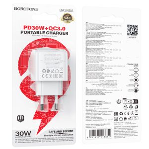 Củ sạc nhanh BOROFONE BAS45A PD30W giá sỉ