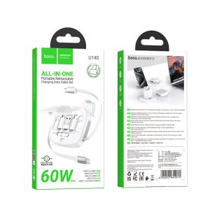 Cáp sạc đa năng rút gọn hoco U140 giá sỉ