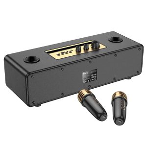 Loa Bluetooth Karaoke 2 mic hoco BS63 giá sỉ